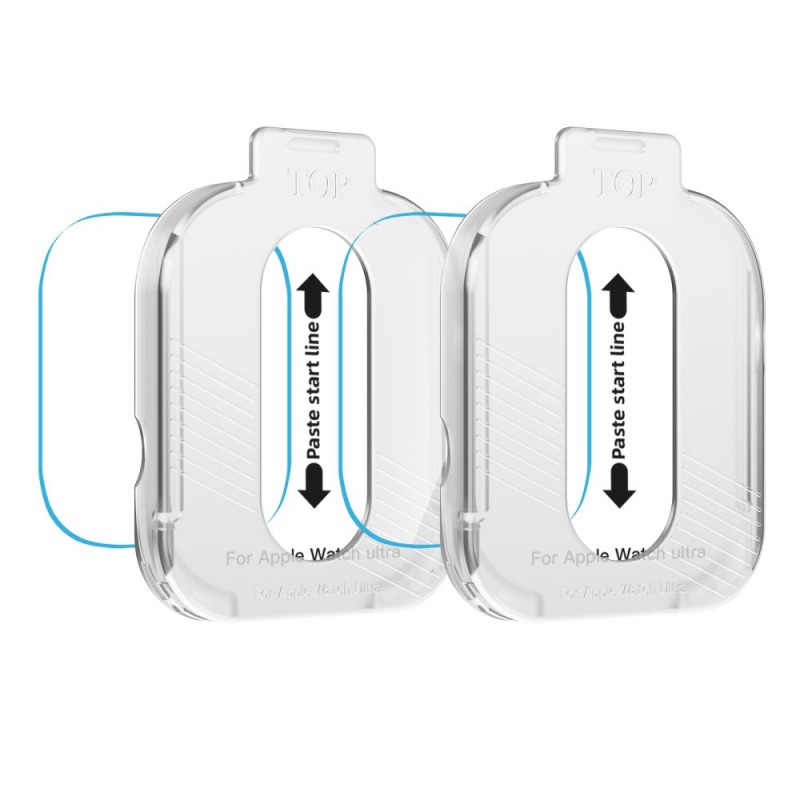 Tech-Protect Easy Set+ закалено стъкло 2 броя за Apple Watch Ultra 1/2/3 (49 мм) прозрачно - 5906302318650
