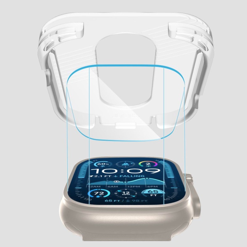 Tech-Protect Easy Set+ закалено стъкло 2 броя за Apple Watch Ultra 1/2/3 (49 мм) прозрачно - 5906302318650