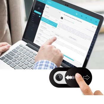 Тапа за камера Tech-Protect Cam Fit+ (3 бр.) за лаптоп, черна Тапа за камера Tech-Protect Cam Fit+ (3 бр.) за лаптоп, черна