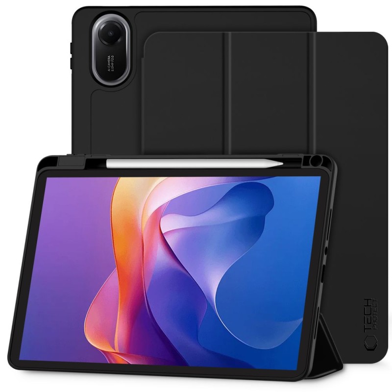 TECH-PROTECT SmartCase Pen за Xiaomi Redmi Pad 2 11.0 (черен) - TECH-PROTECT SmartCase Pen за Xiaomi Redmi Pad 2 11.0 (черен) - 5906302318698