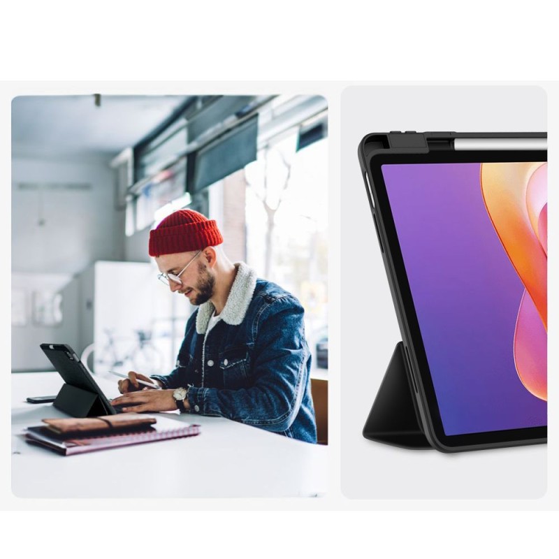TECH-PROTECT SmartCase Pen за Xiaomi Redmi Pad 2 11.0 (черен) - TECH-PROTECT SmartCase Pen за Xiaomi Redmi Pad 2 11.0 (черен) - 5906302318698