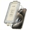 Tech-Protect Quick Set+ закалено стъкло 9H за iPhone 15 Pro Black (2 бр.) - Tech-Protect Quick Set+ закалено стъкло 9H за iPhone 15 Pro Black (2 бр.) - 5906302318810
