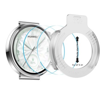 Tech-Protect Easy Set+ закалено стъкло за Huawei Watch GT 5 (41 мм) CLEAR – комплект 2 броя Tech-Protect Easy Set+ закалено стъкло за Huawei Watch GT 5 (41 мм) CLEAR – комплект 2 броя