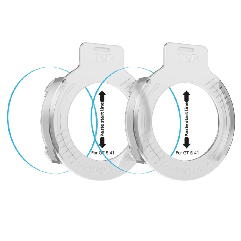Tech-Protect Easy Set+ закалено стъкло за Huawei Watch GT 5 (41 мм) CLEAR – комплект 2 броя - 5906302318940