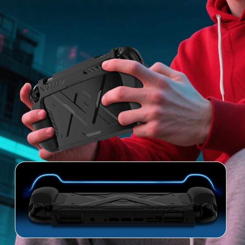 TECH-PROTECT CARBONOX калъф за Nintendo Switch 2 (черен) - TECH-PROTECT CARBONOX калъф за Nintendo Switch 2 (черен) - 5906302318971