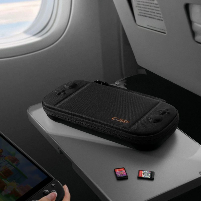 TECH-PROTECT SLIM POUCH за Nintendo Switch 2, черно - TECH-PROTECT SLIM POUCH за Nintendo Switch 2, черно - 5906302318988
