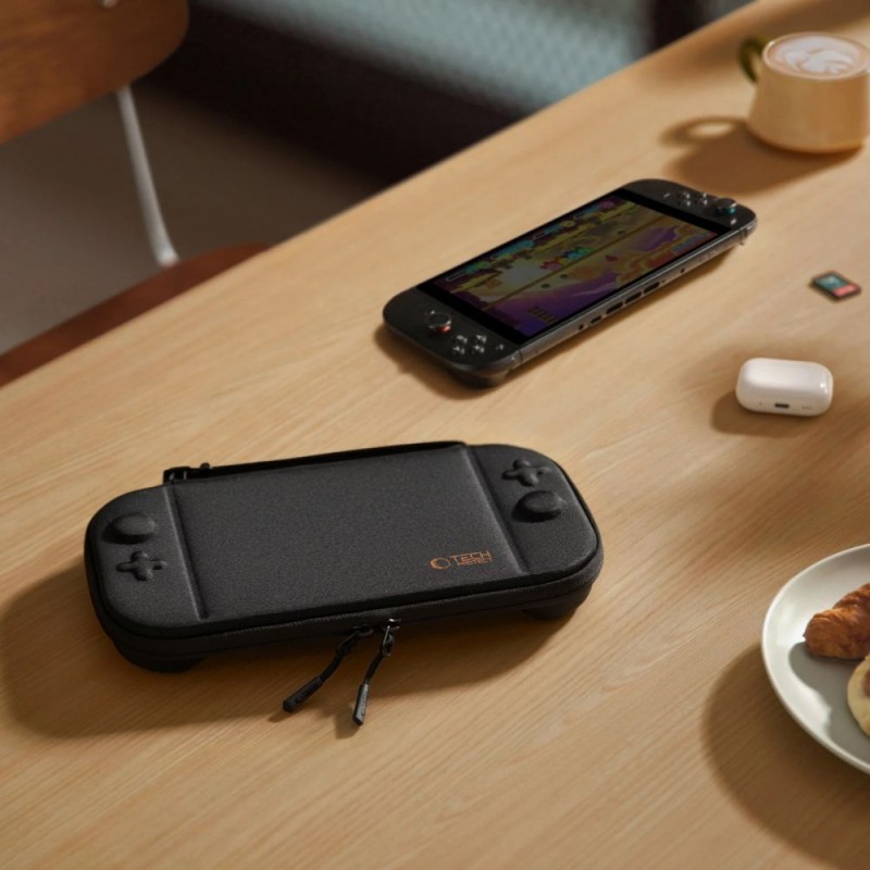 TECH-PROTECT SLIM POUCH за Nintendo Switch 2, черно - TECH-PROTECT SLIM POUCH за Nintendo Switch 2, черно - 5906302318988