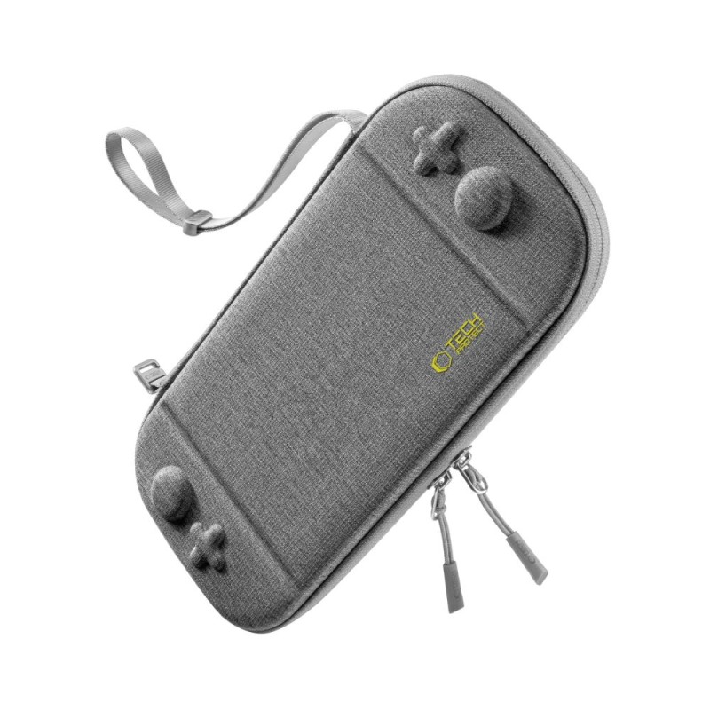 TECH-PROTECT SLIM POUCH за Nintendo Switch 2, тъмно сиво - TECH-PROTECT SLIM POUCH за Nintendo Switch 2, тъмно сиво - 5906302318995
