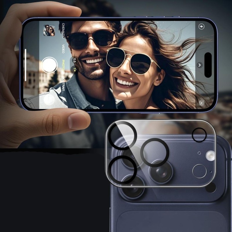 Tech-Protect Cam Fit+ OSŁONA APARATU за iPhone 17 Pro CLEAR (SKU: 5906302319046) - Tech-Protect Cam Fit+ OSŁONA APARATU за iPhone 17 Pro CLEAR (SKU: 5906302319046) - 5906302319046