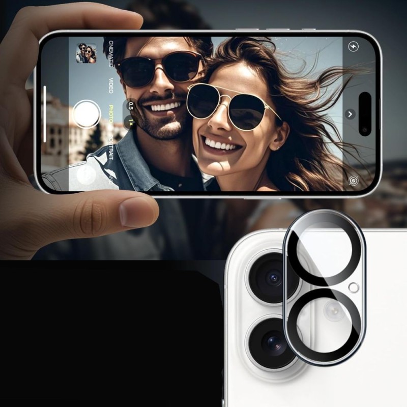 Tech-Protect Cam Fit+ предпазно стъкло за камера iPhone 17 CLEAR (5906302319084) - Tech-Protect Cam Fit+ предпазно стъкло за камера iPhone 17 CLEAR (5906302319084) - 5906302319084