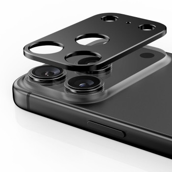 Tech-Protect Camalloy Fit+ протектор за камера за iPhone 17 Pro, черен
