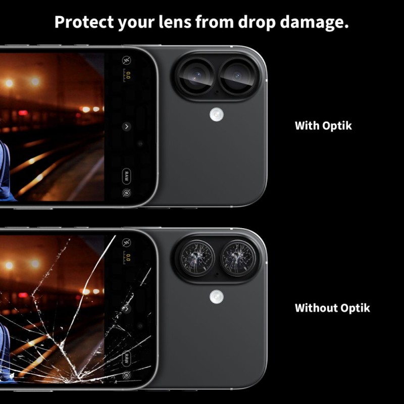 Tech-Protect Camring Fit+ протектор за камера (iPhone 16 / 16 Plus / 17) CLEAR - Tech-Protect Camring Fit+ протектор за камера (iPhone 16 / 16 Plus / 17) CLEAR - 5906302319145