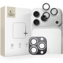 Tech-Protect Camring Fit+ Обков/протектор за камера за iPhone 14 Pro / Max, 15 Pro / Max, 16 Pro / Max, 17 Pro / Max CLEAR (алуминий и стъкло)