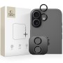 Tech-Protect Camring Fit+ защита за камера за iPhone 16 / 16 Plus / 17 (черна)