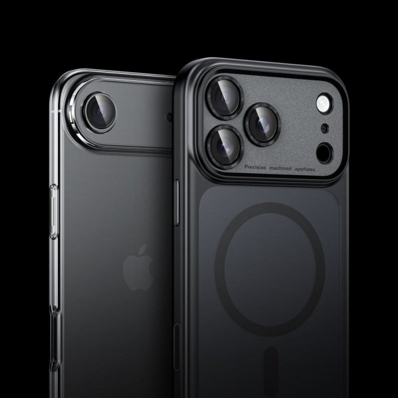 Tech-Protect Camring Fit+ предпазна оптика за iPhone Air Black (черен) - Tech-Protect Camring Fit+ предпазна оптика за iPhone Air Black (черен) - 5906302319183