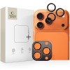 Tech-Protect Camring Fit+ защита за камера за iPhone 14 Pro/Max, 15 Pro/Max, 16 Pro/Max, 17 Pro/Max (черна) - Tech-Protect Camring Fit+ защита за камера за iPhone 14 Pro/Max, 15 Pro/Max, 16 Pro/Max, 17 Pro/Max (черна) - 5906302319190