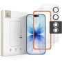 Tech-Protect Easy Set+ закалено стъкло за iPhone 17, 3 броя (CLEAR)