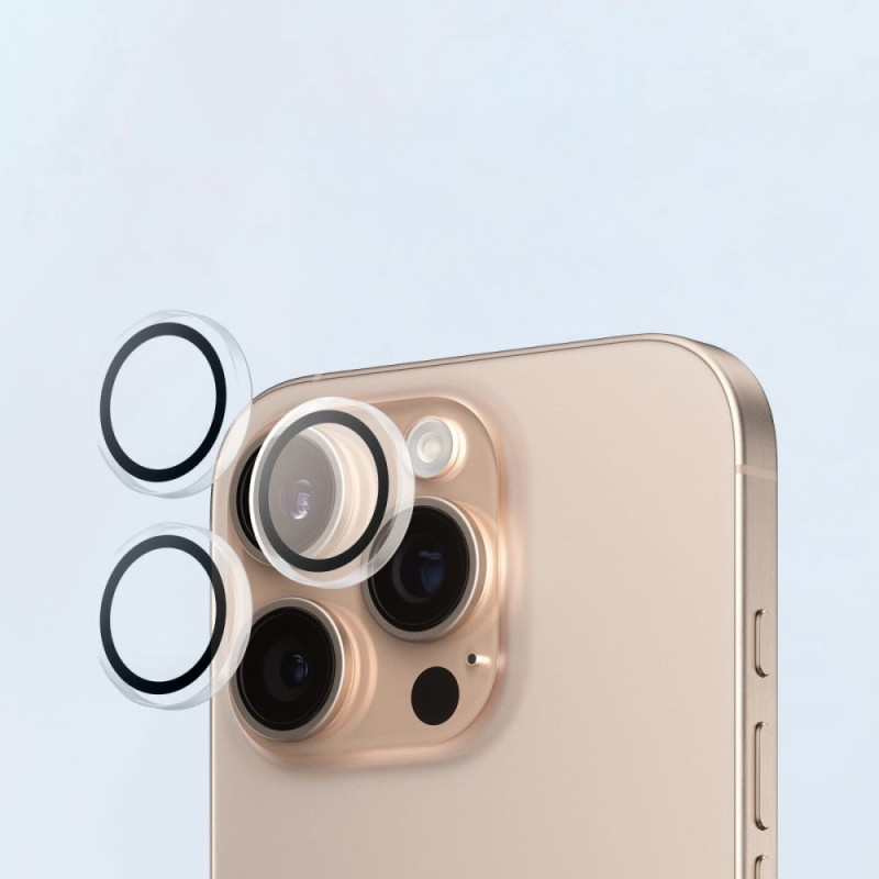 Tech-Protect Easy Set+ 3-Pack: закалено стъклено защитно фолио за iPhone 16 Pro Max / 17 Pro Max (CLEAR) + защита за камера - Tech-Protect Easy Set+ 3-Pack: закалено стъклено защитно фолио за iPhone 16 Pro Max / 17 Pro Max (CLEAR) + защита за камера - 5906302319299