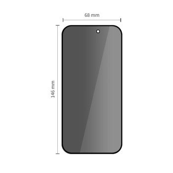 Tech-Protect Glass Spy+ – privacy закалено стъкло за iPhone 16 Pro / 17 / 17 Pro (2 бр.) Tech-Protect Glass Spy+ – privacy закалено стъкло за iPhone 16 Pro / 17 / 17 Pro (2 бр.)