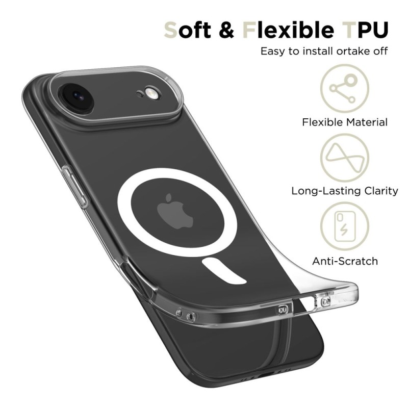 TECH-PROTECT FLEXAIR MAGSAFE iPhone Air CLEAR (SKU: 5906302319503) - 5906302319503