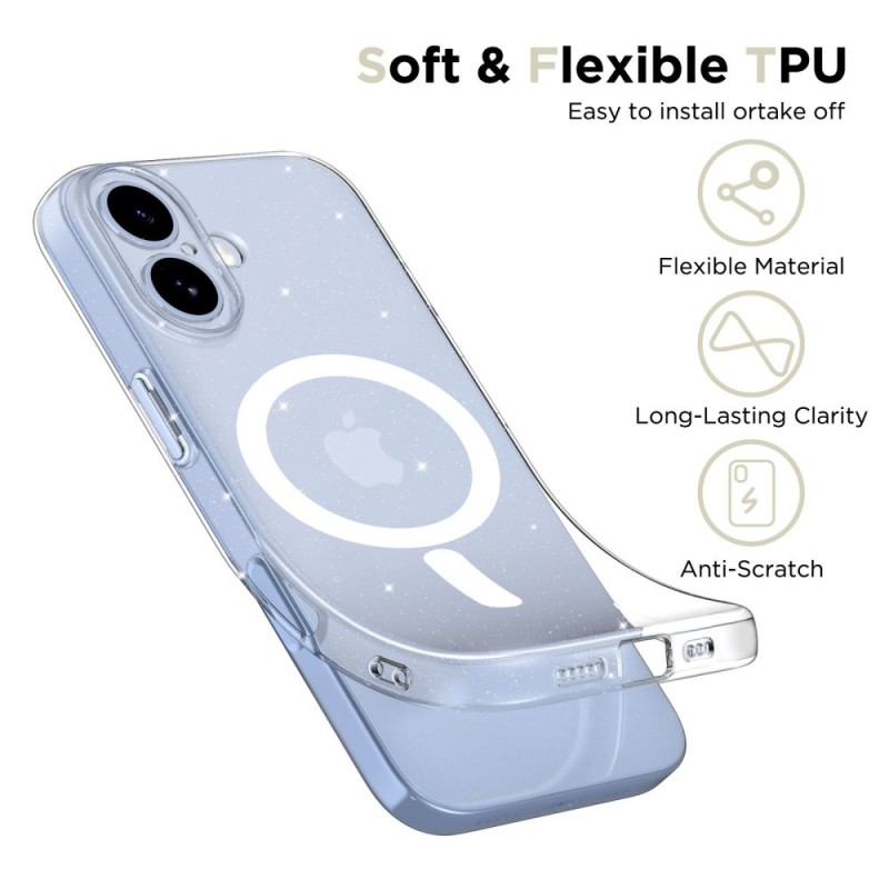 Tech-Protect FlexAir Magsafe iPhone 17 Glitter (SKU: 5906302319534) - 5906302319534