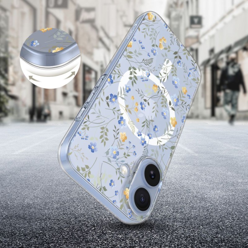TECH-PROTECT FlexAir Magsafe iPhone 17 Spring Flowers (SKU: 5906302319572) - 5906302319572