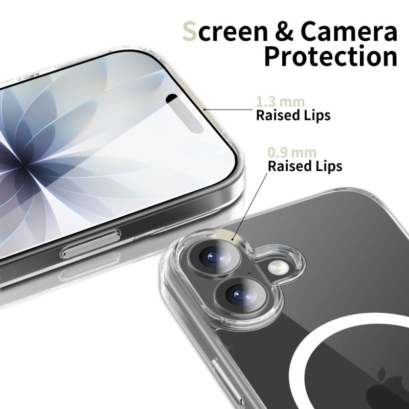 Tech-Protect Flexair Hybrid CC MagSafe за iPhone 17 – прозрачен - 5906302319619