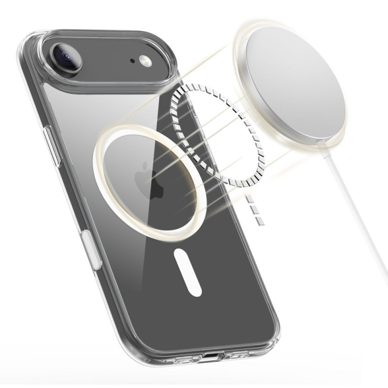 TECH-PROTECT FLEXAIR HYBRID CC MAGSAFE iPHONE AIR – прозрачен кейс - TECH-PROTECT FLEXAIR HYBRID CC MAGSAFE iPHONE AIR – прозрачен кейс - 5906302319626