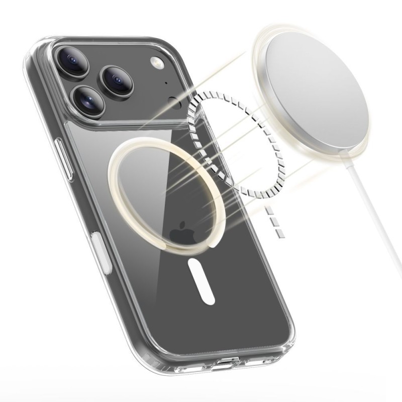 TECH-PROTECT FLEXAIR HYBRID CC MAGSAFE iPhone 17 Pro CLEAR - TECH-PROTECT FLEXAIR HYBRID CC MAGSAFE iPhone 17 Pro CLEAR - 5906302319633
