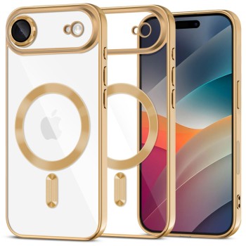 TECH-PROTECT MagFlex MagSafe за iPhone Air Shiny Gold (С прозрачен гръб)
