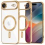 TECH-PROTECT MagFlex MagSafe за iPhone Air Shiny Gold (С прозрачен гръб)