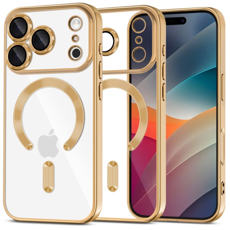 Tech-Protect MagFlex MagSafe кейс за iPhone 17 Pro Max (Shiny Gold) - Tech-Protect MagFlex MagSafe кейс за iPhone 17 Pro Max (Shiny Gold) - 5906302319725