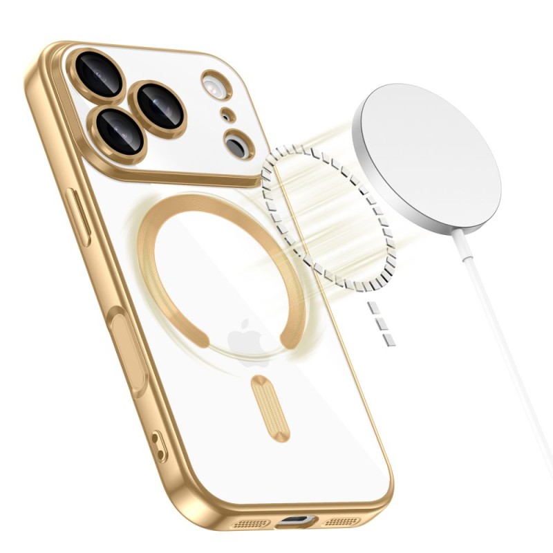 Tech-Protect MagFlex MagSafe кейс за iPhone 17 Pro Max (Shiny Gold) - Tech-Protect MagFlex MagSafe кейс за iPhone 17 Pro Max (Shiny Gold) - 5906302319725