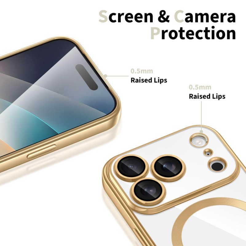 Tech-Protect MagFlex MagSafe кейс за iPhone 17 Pro Max (Shiny Gold) - Tech-Protect MagFlex MagSafe кейс за iPhone 17 Pro Max (Shiny Gold) - 5906302319725