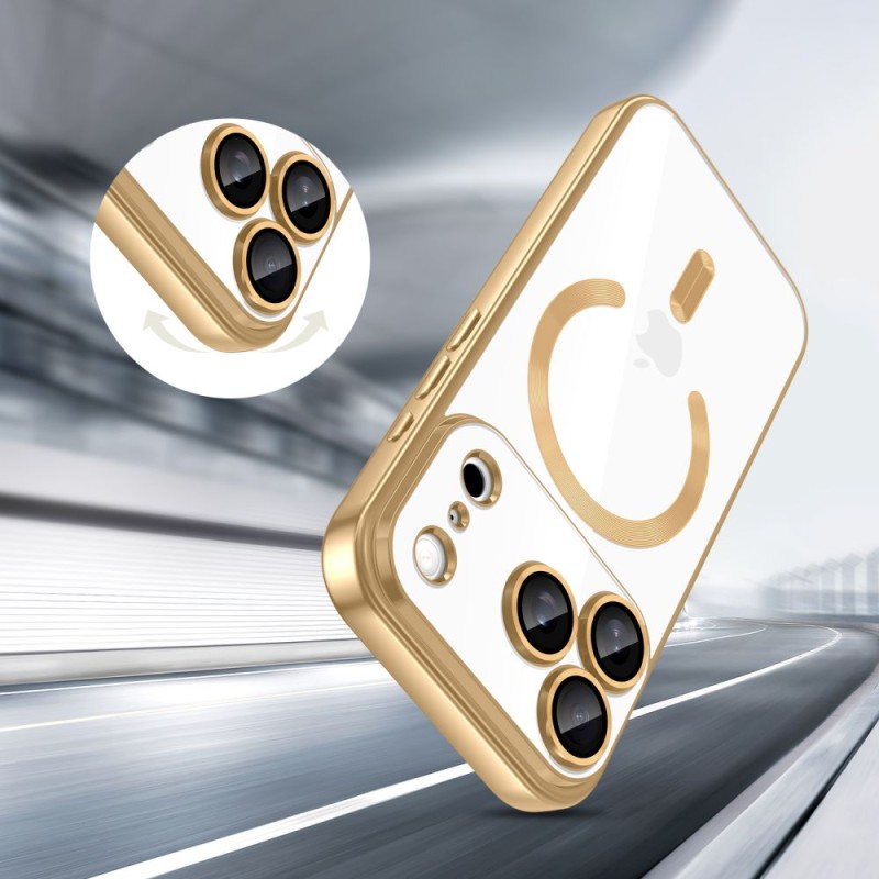 Tech-Protect MagFlex MagSafe кейс за iPhone 17 Pro Max (Shiny Gold) - Tech-Protect MagFlex MagSafe кейс за iPhone 17 Pro Max (Shiny Gold) - 5906302319725