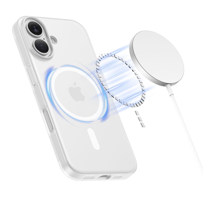 TECH-PROTECT MAGSLIM MAGSAFE iPhone 17 MATTE/WHITE - TECH-PROTECT MAGSLIM MAGSAFE iPhone 17 MATTE/WHITE - 5906302319770