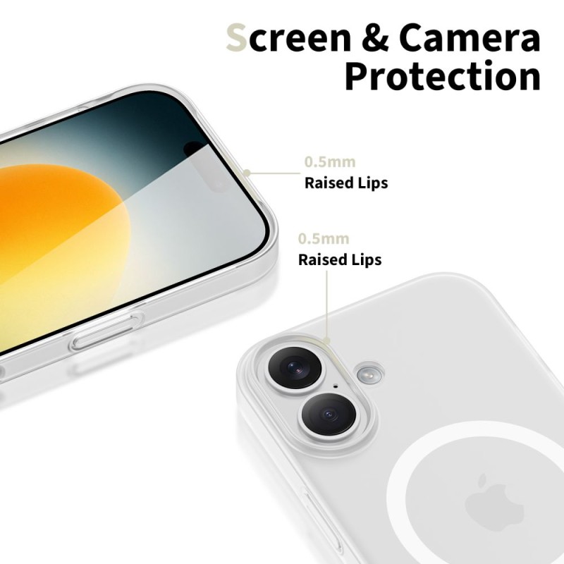 TECH-PROTECT MAGSLIM MAGSAFE iPhone 17 MATTE/WHITE - TECH-PROTECT MAGSLIM MAGSAFE iPhone 17 MATTE/WHITE - 5906302319770