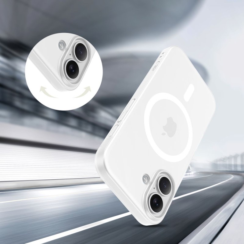 TECH-PROTECT MAGSLIM MAGSAFE iPhone 17 MATTE/WHITE - TECH-PROTECT MAGSLIM MAGSAFE iPhone 17 MATTE/WHITE - 5906302319770