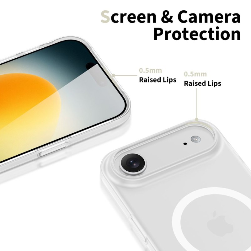 TECH-PROTECT MAGSLIM MagSafe калъф за iPhone Air мат/бял (SKU: 5906302319787) - TECH-PROTECT MAGSLIM MagSafe калъф за iPhone Air мат/бял (SKU: 5906302319787) - 5906302319787
