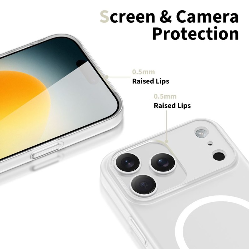 TECH-PROTECT MAGSLIM MAGSAFE iPhone 17 Pro Max матово/бяло - TECH-PROTECT MAGSLIM MAGSAFE iPhone 17 Pro Max матово/бяло - 5906302319800