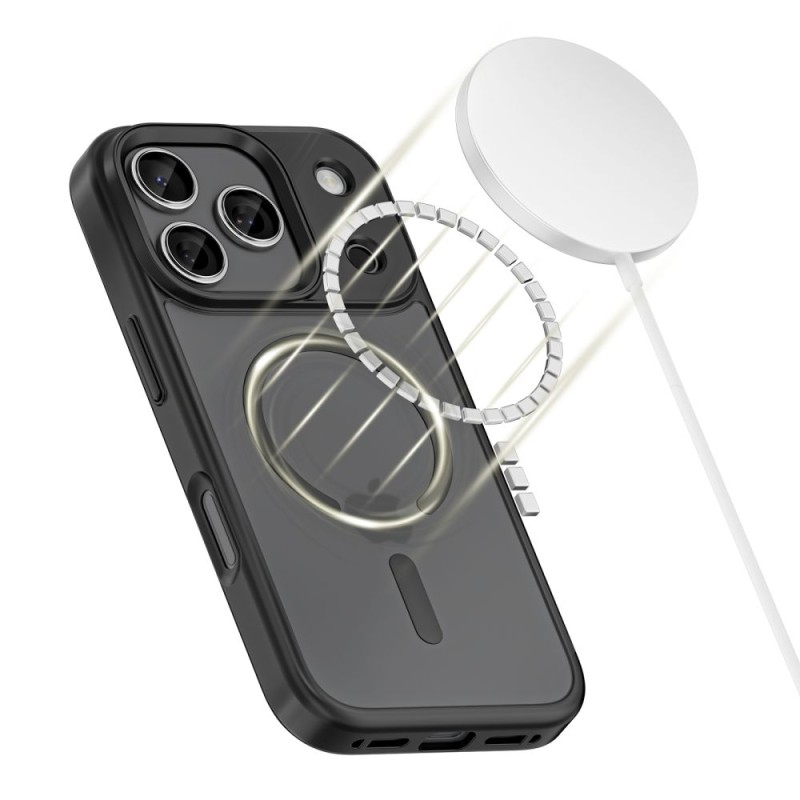 TECH-PROTECT Magmat Magsafe за iPhone 17 Pro, матово черно - TECH-PROTECT Magmat Magsafe за iPhone 17 Pro, матово черно - 5906302319879