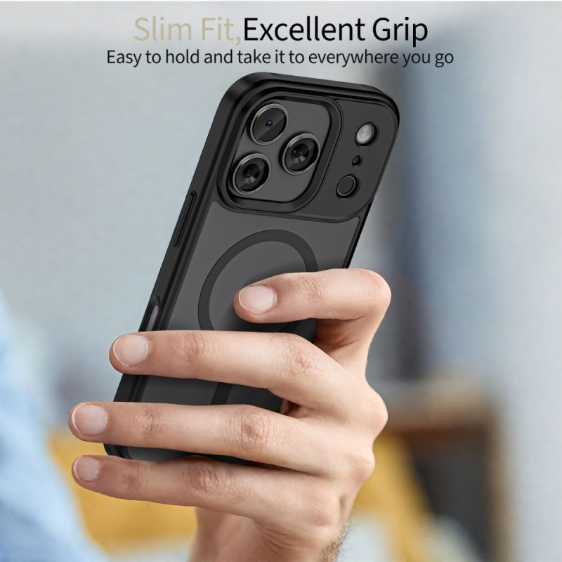 Твърдo-матов калъф Tech-Protect Magmat Magsafe за iPhone 17 Pro Max (черен) - Твърдo-матов калъф Tech-Protect Magmat Magsafe за iPhone 17 Pro Max (черен) - 5906302319886