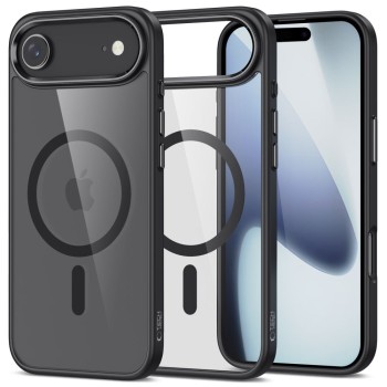 Tech-Protect Magmat Magsafe iPhone Air калъф Black/Clear (SKU: 5906302319909)
