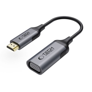 TECH-PROTECT ULTRABOOST Адаптер HDMI към VGA Full HD 60Hz Черен