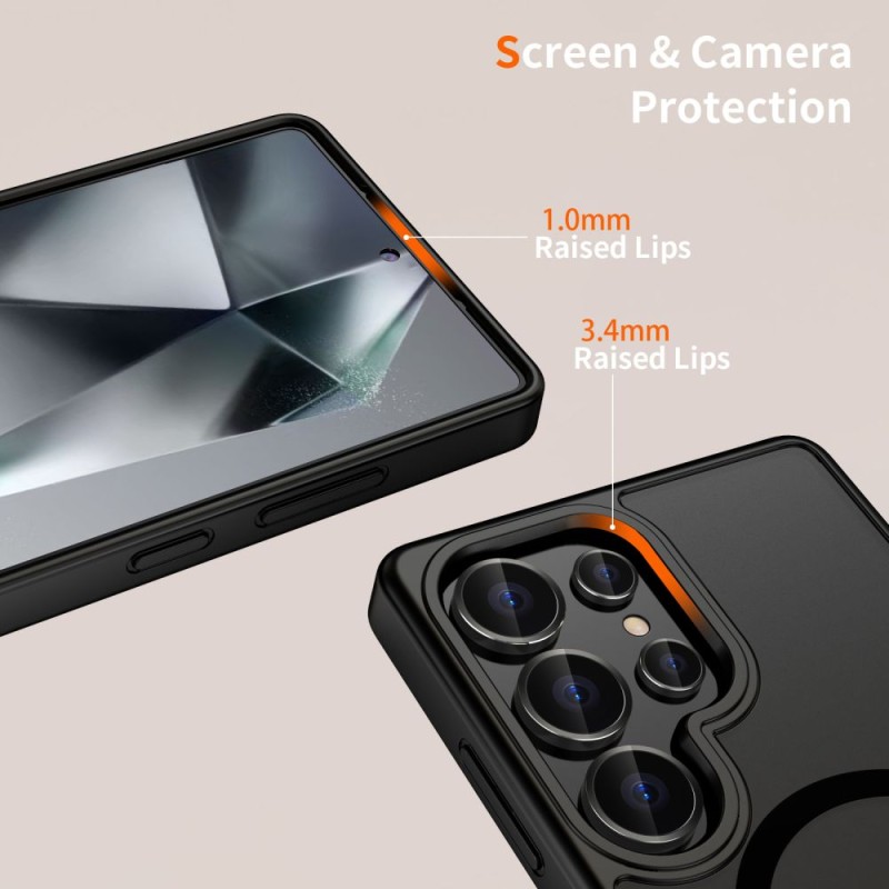 Tech-Protect MagMat MagSafe за Galaxy S25 Ultra матово черно - 5906302322381