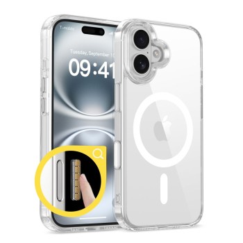 TECH-PROTECT FLEXAIR HYBRID CC MAGSAFE за iPhone 16 CLEAR TECH-PROTECT FLEXAIR HYBRID CC MAGSAFE за iPhone 16 CLEAR