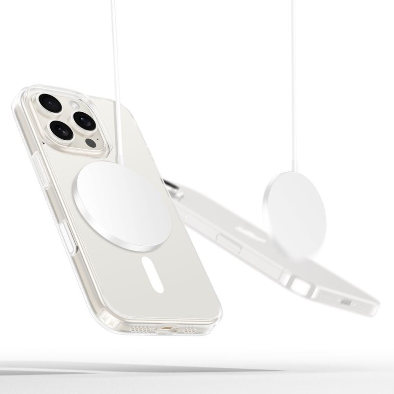 TECH-PROTECT FLEXAIR HYBRID CC MAGSAFE iPhone 16 PRO Clear - TECH-PROTECT FLEXAIR HYBRID CC MAGSAFE iPhone 16 PRO Clear - 5906302322688