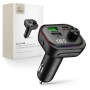 Tech-Protect CC07 зарядно за кола 3-порта PD 54W + FM Bluetooth трансмитер (черно)