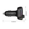 Tech-Protect CC07 зарядно за кола 3-порта PD 54W + FM Bluetooth трансмитер (черно) - Tech-Protect CC07 зарядно за кола 3-порта PD 54W + FM Bluetooth трансмитер (черно) - 5906302322770