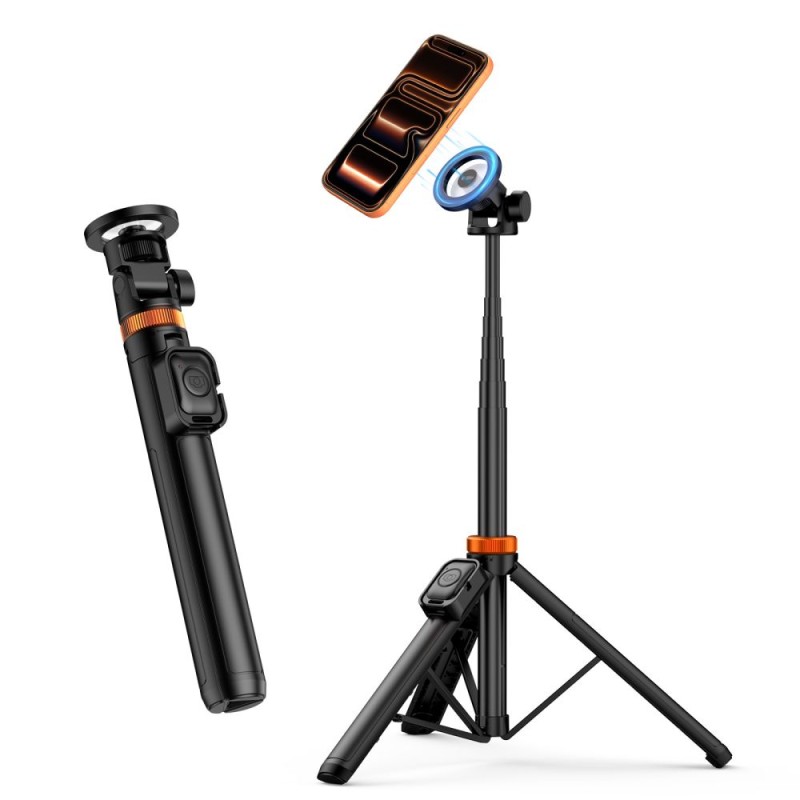 TECH-PROTECT L03S MagSafe Bluetooth selfie stick статив черен - 5906302322817